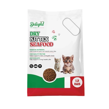 Delight Dry Kitten Sea Food 1.2kg