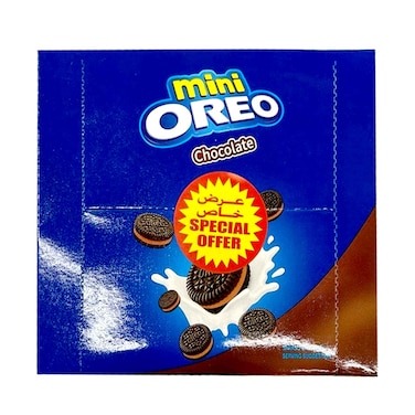 أوريو بسكويت شوكولاتة صغير 20.4 جرام × 10 قطع
