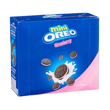 Oreo Mini Strawberry Biscuit 20.4gx10 Pieces