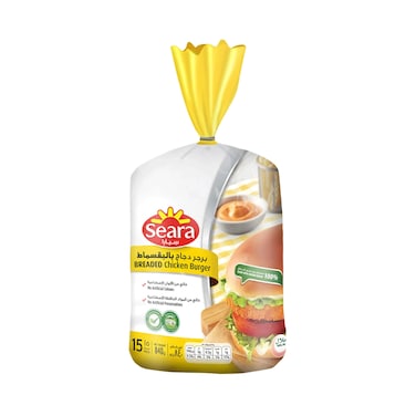 Seara Breaded Chicken Burger Value Pack 15Pieces 840g