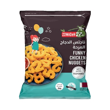 Zowadeh Frozen Funny Chicken Nuggets 1kg