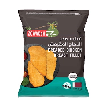 Zowadeh Frozen Breaded Chicken Breast Fillet 900g