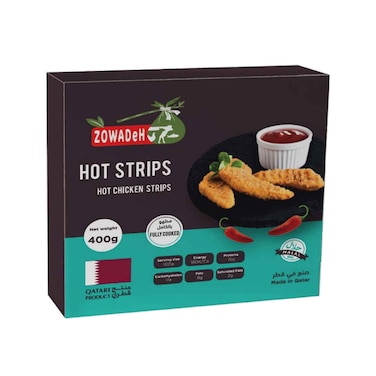 Zowadeh Frozen Hot Strips Hot Chicken Strips 400g
