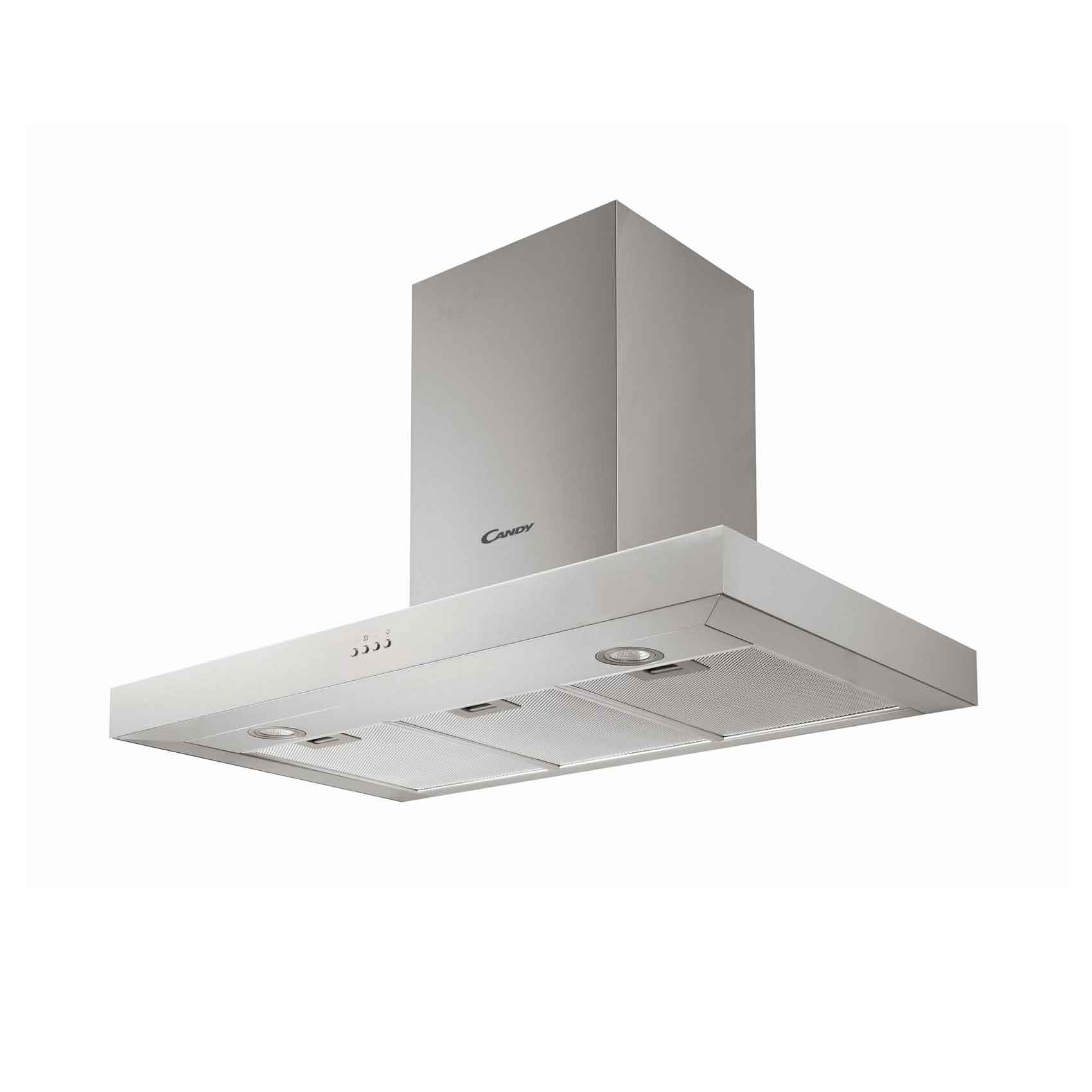 Candy Built In Decorative Hood Square CMB955X 90 Cm Inox