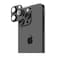 Smartix Premium Aluminium Camera Glass For Iphone 16 Pro/Pro Max Black Tit.