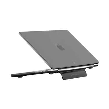 Smartix Premium Matte Transparent Shell With Stand For Macbook Air 13.6Inch