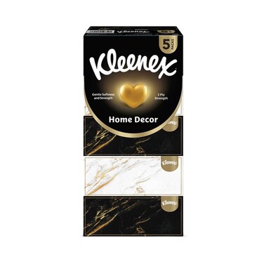 Kleenex Home D&eacute;cor Facial Tissue 2ply 170 sheets x5 Pieces