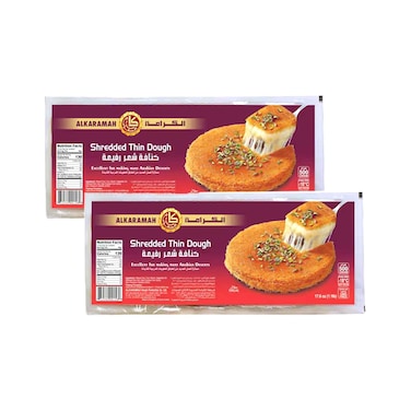 الكرامة كنافة عجينة رقيقة ممزقة 500 جرام × 2 قطعة