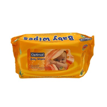 Optimal Baby Wipes OPH 72 Sheets