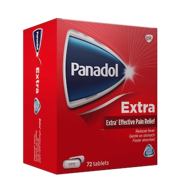 Panadol Extra With Opti Zorb 72Tablets