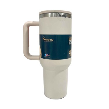 Homepro Stainless Steel Travel Mug Light Pink 1200ml