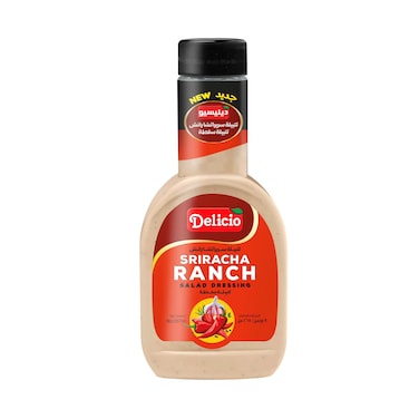 Delicio sriracha Ranch Salad Dressing 267ml