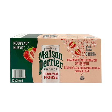 Maison Perrier France Forever Fraise Strawberry Flavour 250mlx10 Pieces