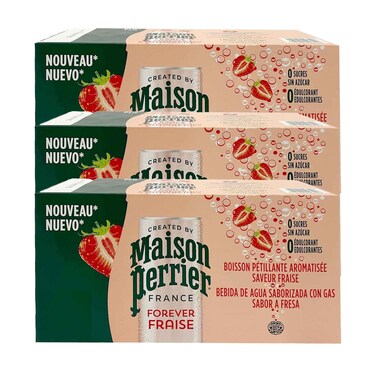 Maison Perrier France Forever Fraise Strawberry Flavour 250mlx30 Pieces