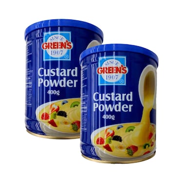 بودرة كاسترد جرينز 400 جرام × 2 قطعة