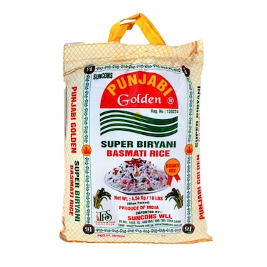 Punjabi Golden Super Biryani Basmati Rice 4.5kg