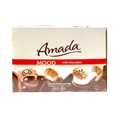 Solen Amada Mood Milk Chocolate Biscuit 25gx12 Pieces