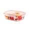 Lock &amp; Lock Glass Food Container Divider &amp; Steam Hole 950ml