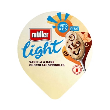 Muller Light Vanilla &amp; Dark Chocolate Sprinkles 160g