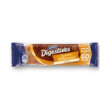 McVitie&rsquo;s Digestives Caramel Millionaire Slice 51.5g