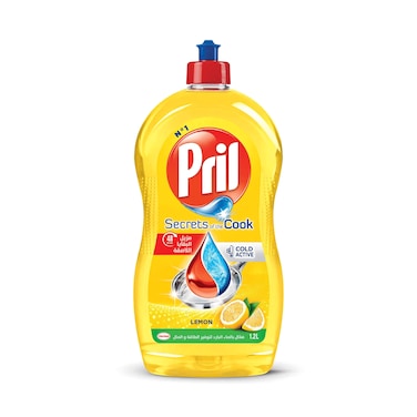 Pril Hand Dish Washing Liquid Secrets Of The Cook Cold Active Lemon 1.2l