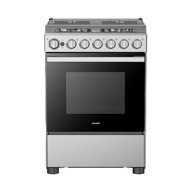 Sharp Gas Cooker 4 Burners GN-SM6057B-SS3  60x60CM Stainless Steel