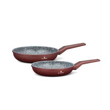 Blauman Induction Compatible Fry Pan Ceramic Coated 2 Pieces
