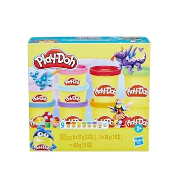 Play-Doh Bright Rainbow 9 Pack