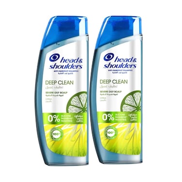 Head &amp; Shoulder Anti Dandruff Shampoo Deep Clean With Citrus 400mlx2 Pieces