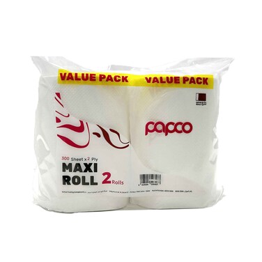 Paco Maxi Roll 300 Sheets 2 Rolls