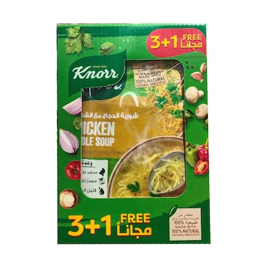 Knorr Chicken Noodle Soup 60gx4 Pieces