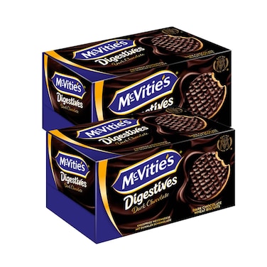 Mcvities Digestive Dark Chocolate Biscuit 200gx2 Pieces