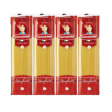 Pasta Zara Assorted 400gx4 Pieces