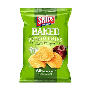 Snips Baked Potato Chips Salt &amp; Vinegar 42g