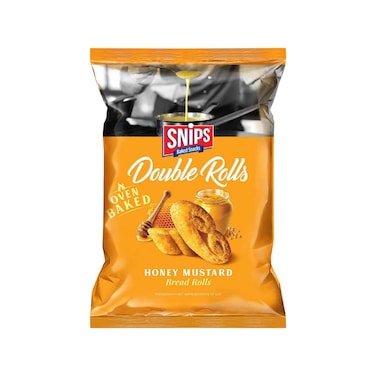 Snips Baked Double Rolls Honey Mustard 40g