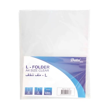 Data Plus A4 Size Clear Folder 10 Pieces