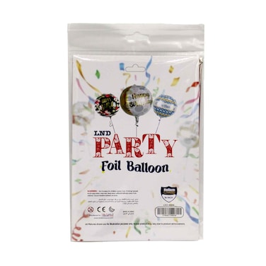 Happy Birthday Foil Balloon 1 Piece 18 Inches Assorted