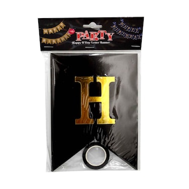 Le Pro Plus Party Happy Birthday Letter Banner Assorted