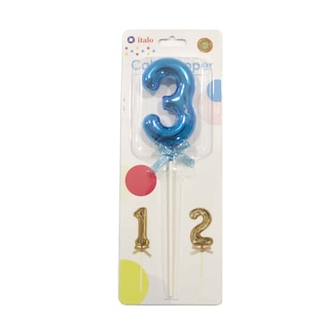 Cake Topper Assorted Color Number  3