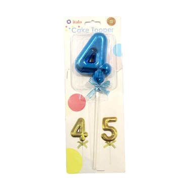 Cake Topper Assorted Color Number  4