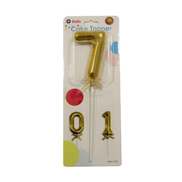 Cake Topper Assorted Color Number  7