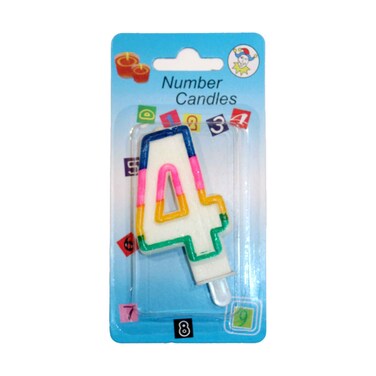 شمعة الحفل ملونة رقم 4