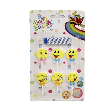 Party Smile Candles Assorted