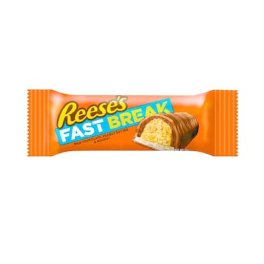 ريسيز فاست بريك شوكولاتة بالحليب، زبدة الفول السوداني و نوغات 51 جرام