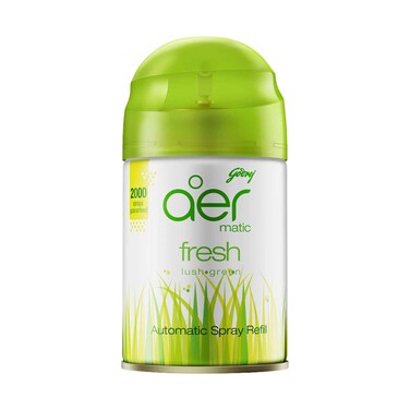 Goorej Automatic Spray Refill Aer Matic Fresh Lush Green 225ml