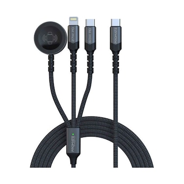 Promate Multi-Connector Cable Black