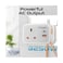 Promate 6in1 Multi-Function AC Socket Charger