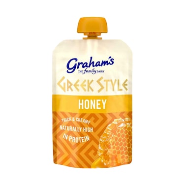 Grahams Yoghurt Greek Style Honey High In Protein 150g