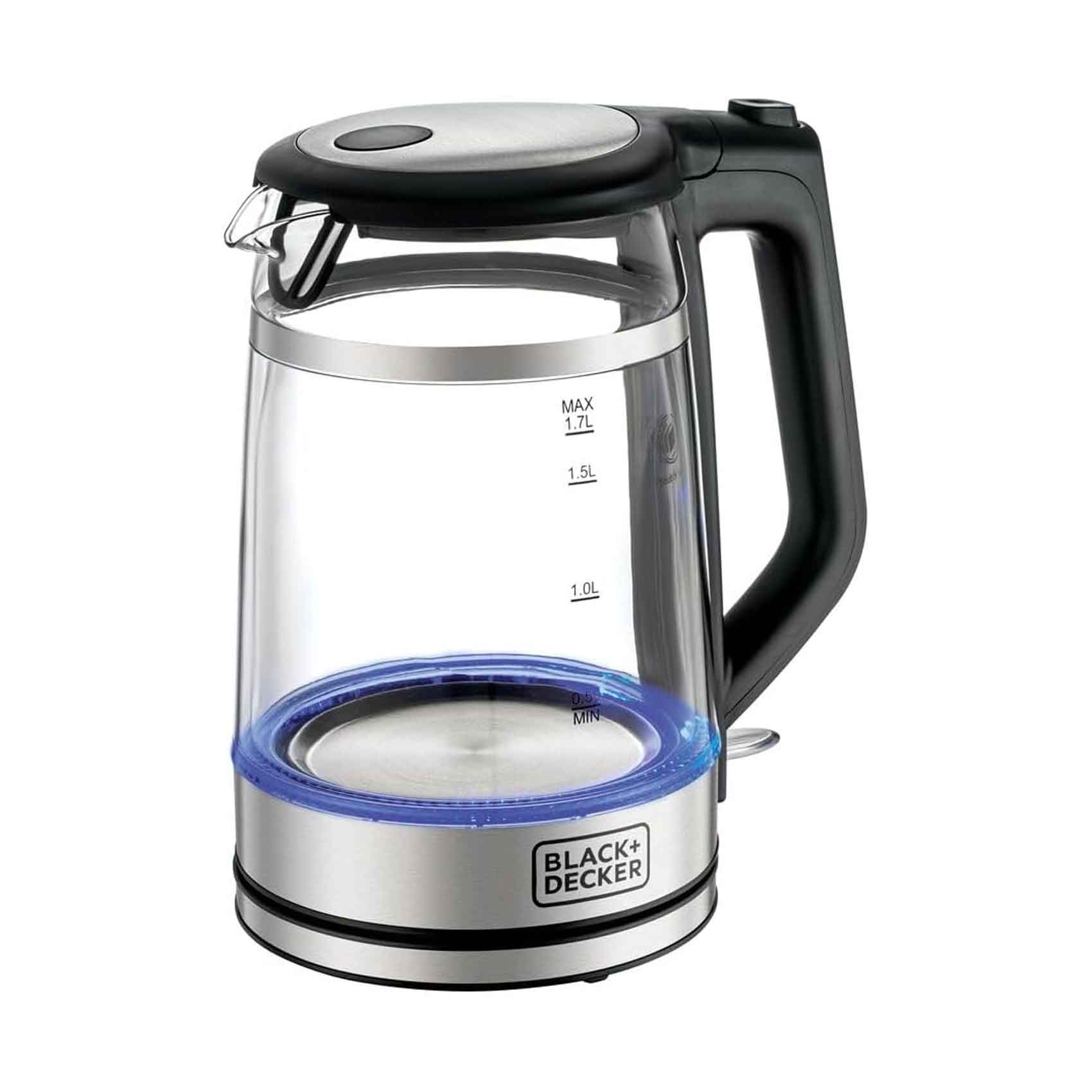 Black+Decker Glass Kettle GK220-B5 2200W 1.7 Liters Capacity