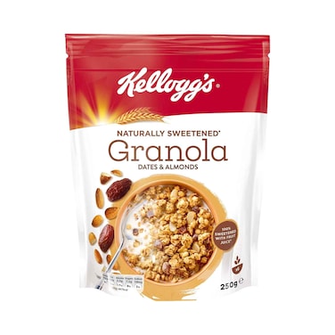 Kellogg's Naturally Sweetened Granola Dates &amp; Almonds 250g